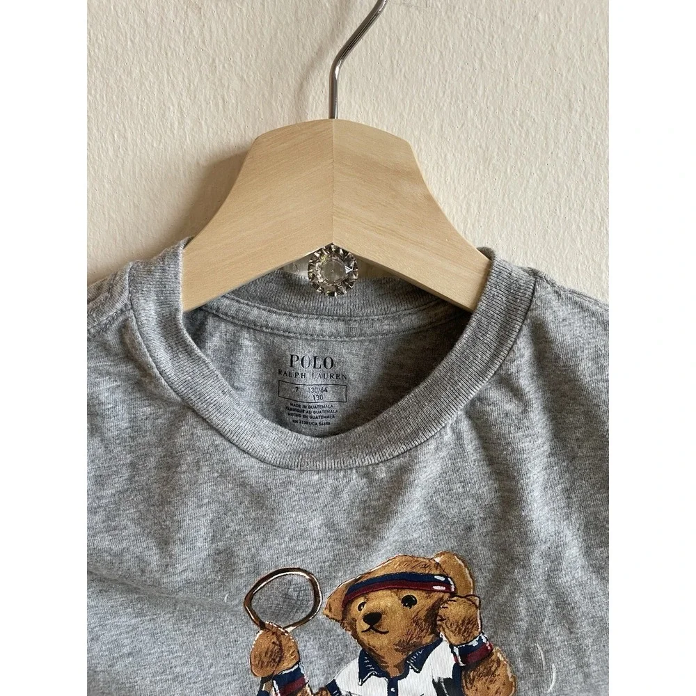 Rare Ralph Lauren 2022 US Open Tennis Championships Edition Polo Bear Cotton Tee